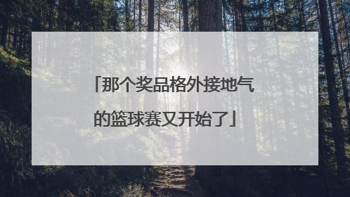 那个奖品格外接地气的篮球赛又开始了