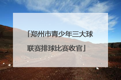 郑州市青少年三大球联赛排球比赛收官