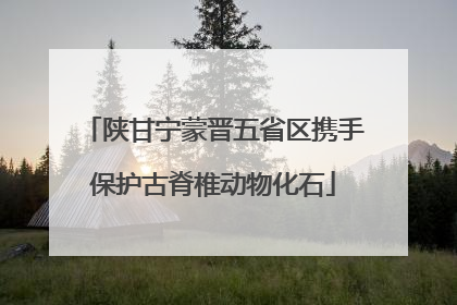 陕甘宁蒙晋五省区携手保护古脊椎动物化石