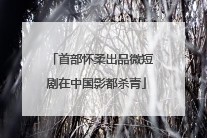 首部怀柔出品微短剧在中国影都杀青