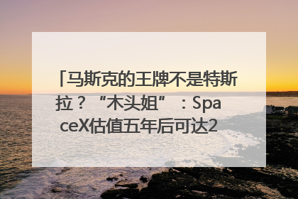 马斯克的王牌不是特斯拉？“木头姐”：SpaceX估值五年后可达2.5万亿美元！