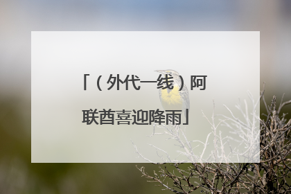 （外代一线）阿联酋喜迎降雨