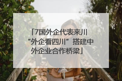 7国外企代表来川 “外企看四川”搭建中外企业合作桥梁