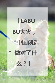 LABUBU大火，“中国创造”做对了什么？