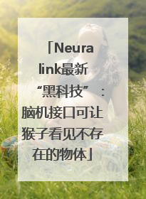 Neuralink最新“黑科技”：脑机接口可让猴子看见不存在的物体