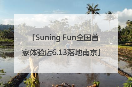 Suning Fun全国首家体验店6.13落地南京